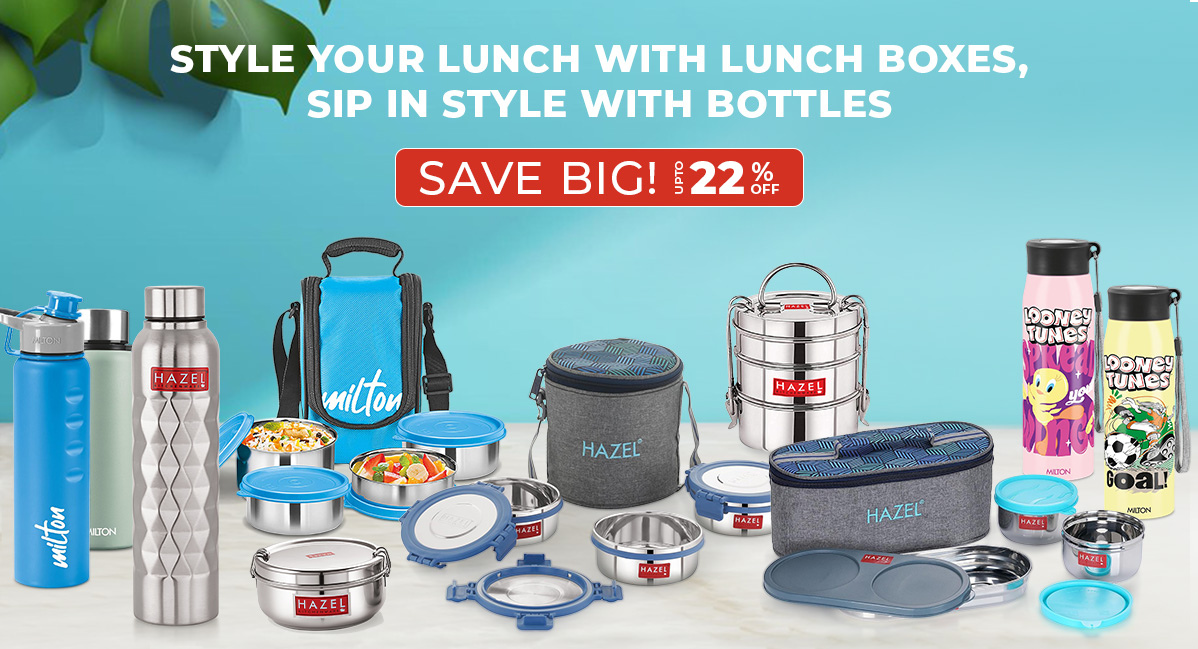 Summer Collection - Tiffin Box and Bottle